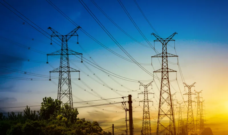 electricity pylons