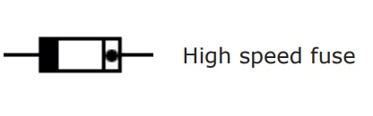 high speed fuse symbol