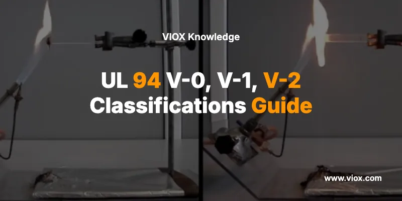 UL 94 V-0, V-1, V-2 Classifications Guide | Fire Safety Standards