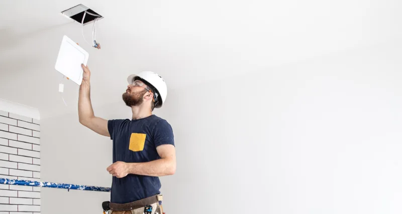 wire under drywall