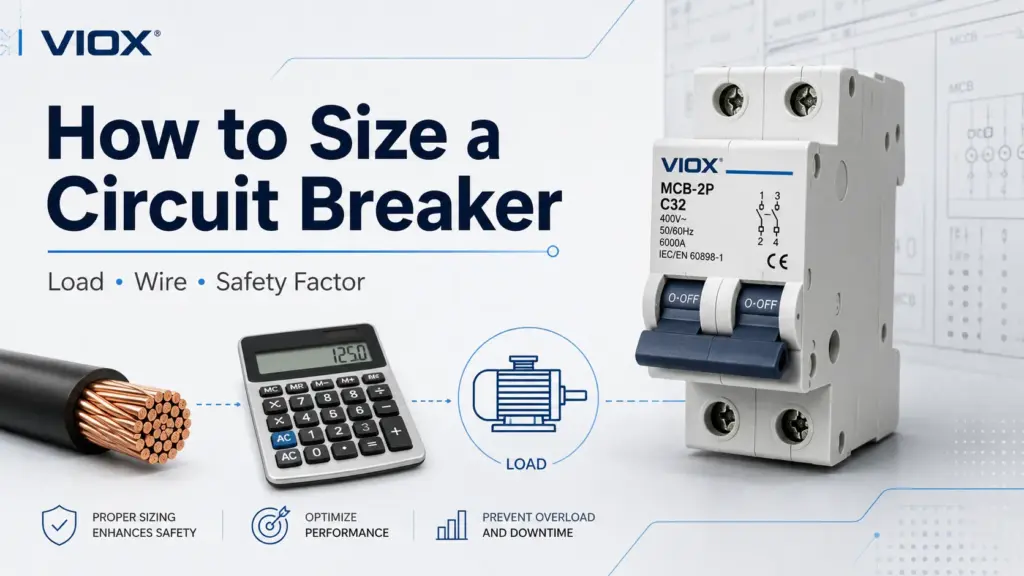 How to Size a Circuit Breaker: Load Calculation, Wire Size, and Safety Factor Guide
