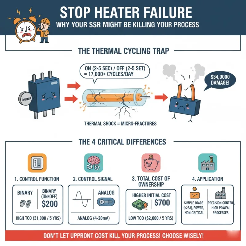 Stop Heater Failure: Understanding SSR vs SCR for Optimal Performance