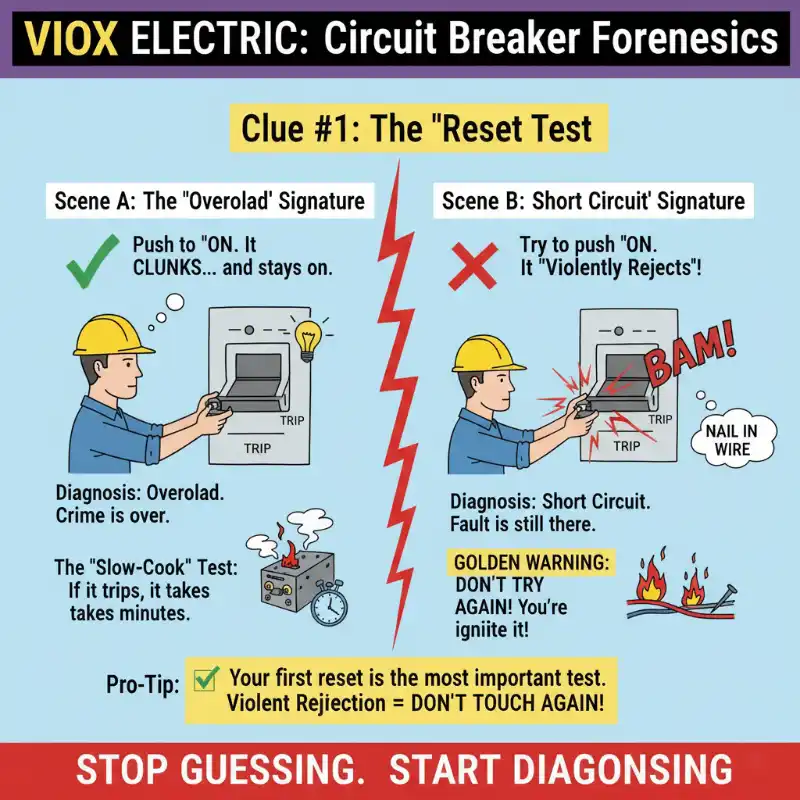 Clue #1: The "Reset Test" (The "Violent Rejection")