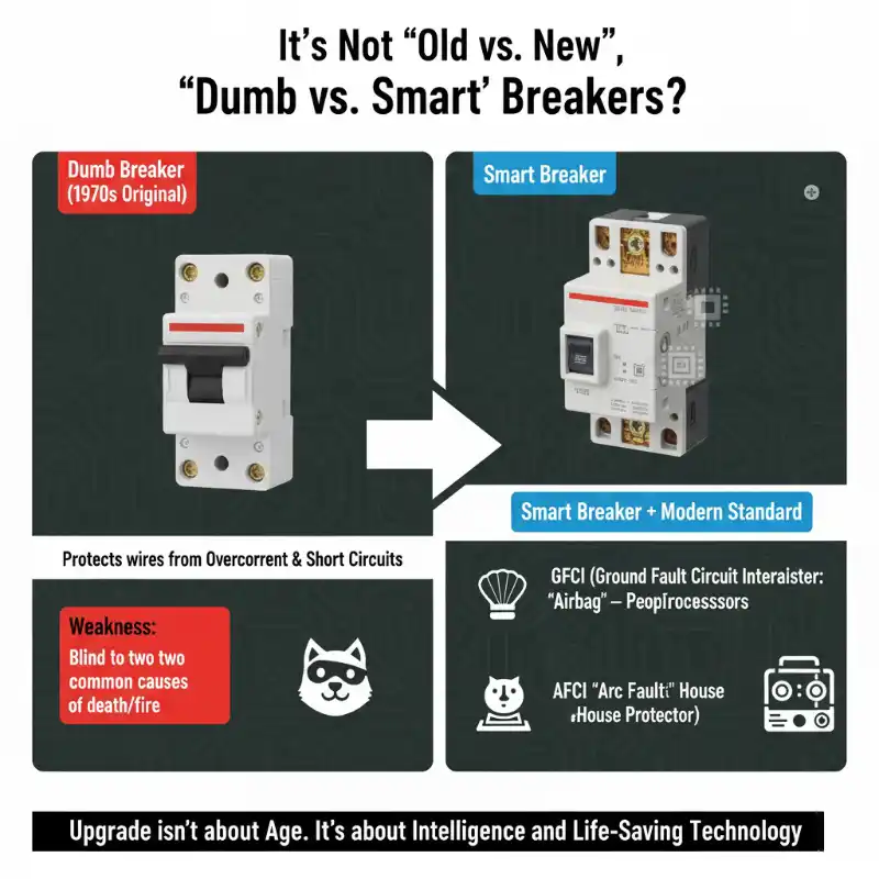 It's Not 'Old vs. New,' It's 'Dumb vs. Smart' Breakers
