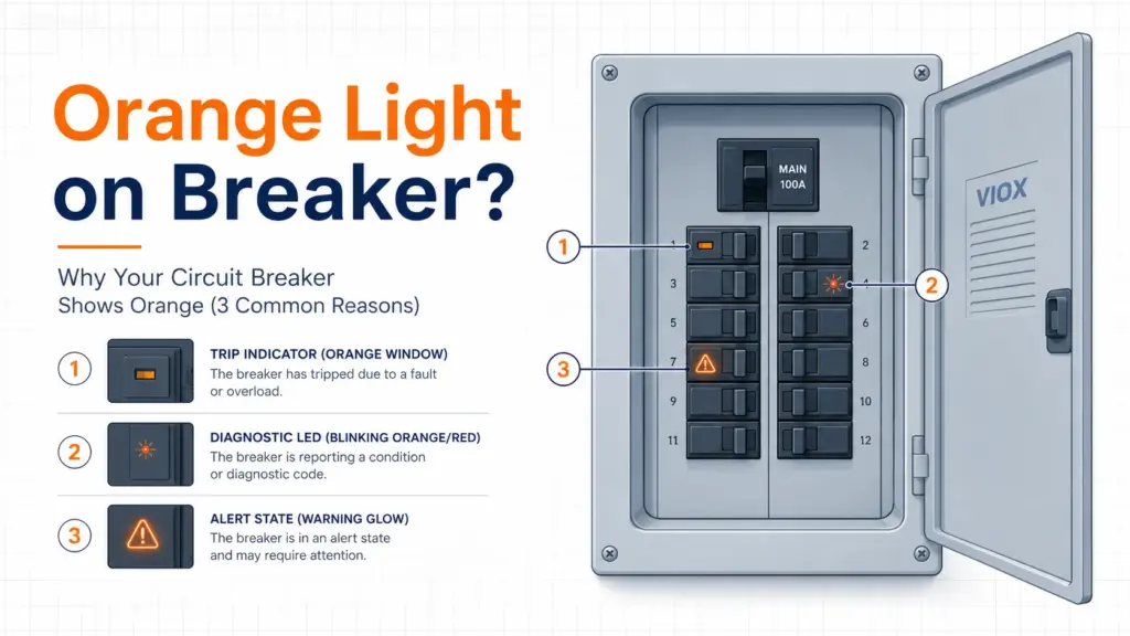 Orange Light on Breaker: Trip Indicator, Warning Glow, or Reset Problem?