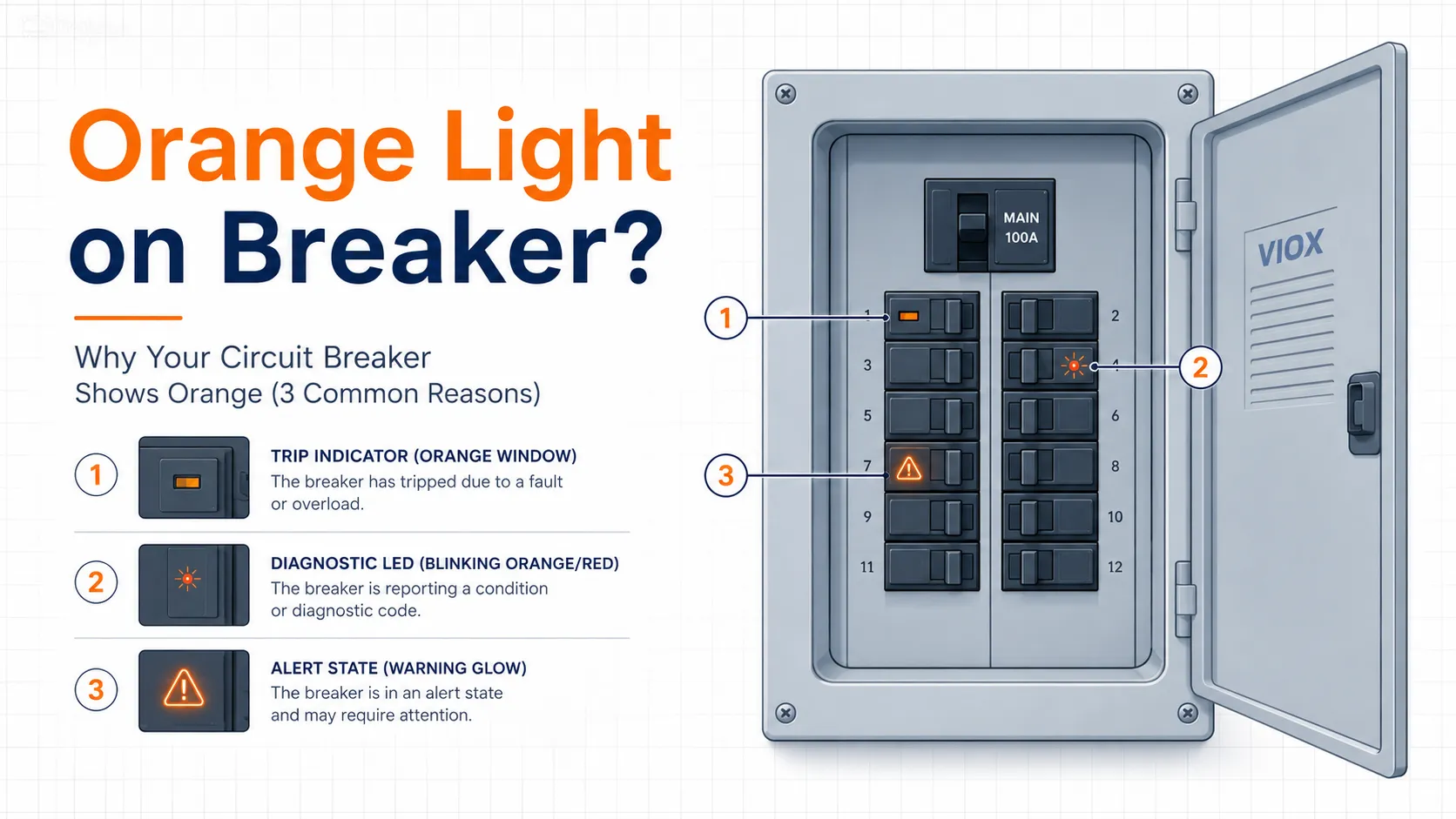 Orange Light on Breaker: Trip Indicator, Warning Glow, or Reset Problem?