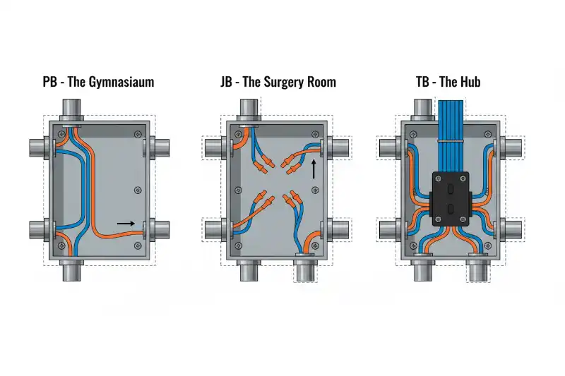Pull Box vs Junction Box vs Tap Box- Understanding the Definitions