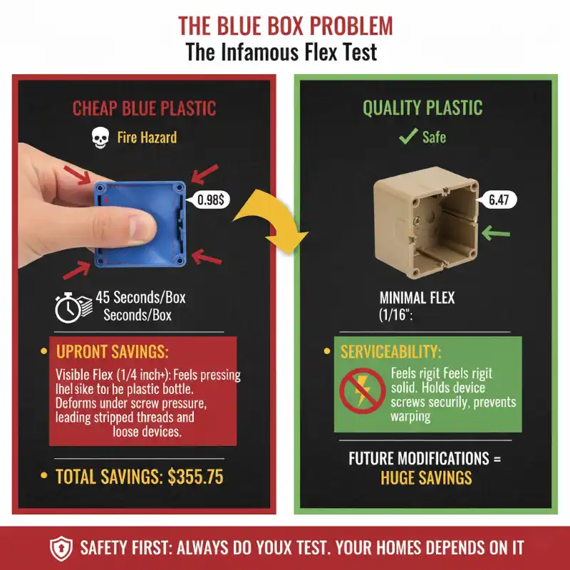 The Blue Box Problem: Flex Test Comparison
