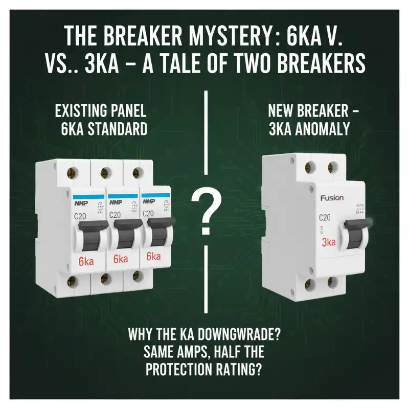 The Breaker Mystery: 6kA vs. 3kA - A Tale of Two Breakers