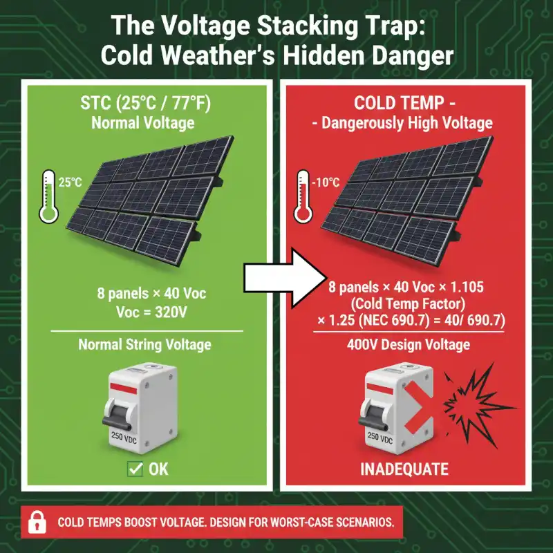 The Voltage Stacking Trap: Cold Weather's Hidden Danger.