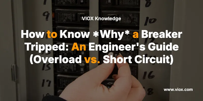 How to Know *Why* a Breaker Tripped: An Engineer's Guide (Overload vs. Short Circuit)