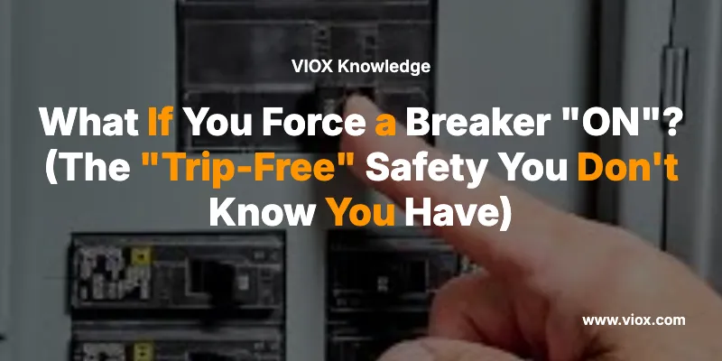 What If You Force a Breaker "ON"? (The "Trip-Free" Safety You Don't Know You Have)