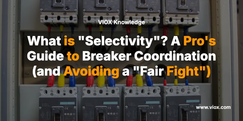 What is "Selectivity"? A Pro's Guide to Breaker Coordination (and Avoiding a "Fair Fight")