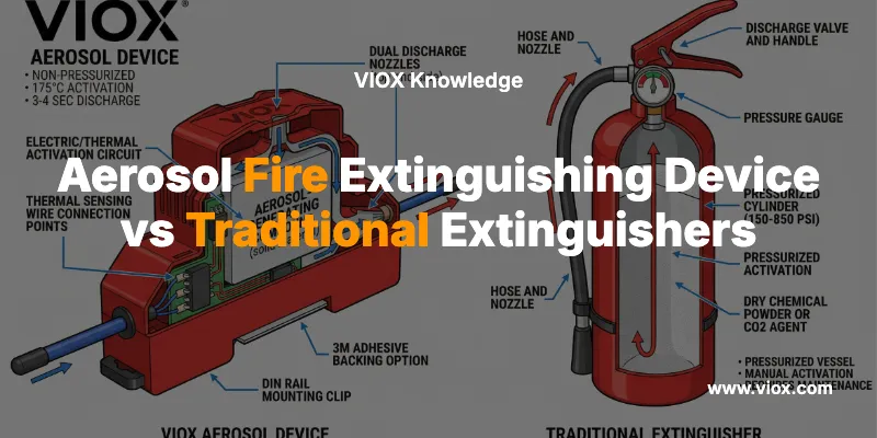 Aerosol Fire Extinguishing Device vs Traditional Extinguishers