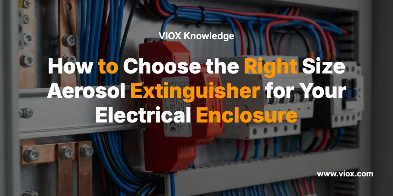 How to Choose the Right Size Aerosol Extinguisher for Your Electrical Enclosure