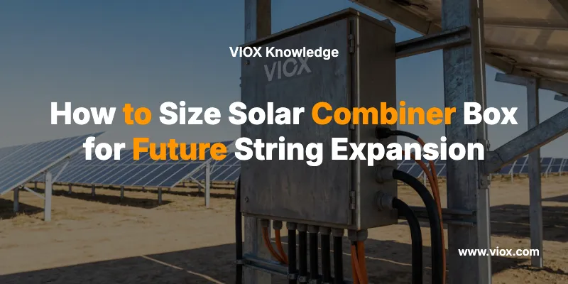 How to Size Solar Combiner Box for Future String Expansion