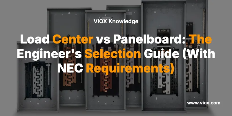 Load Center vs Panelboard: The Engineer's Selection Guide (With NEC Requirements)