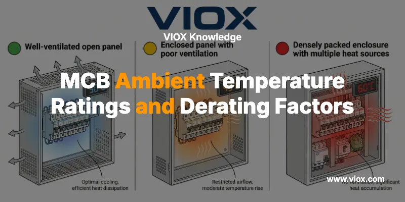 MCB Ambient Temperature Ratings and Derating Factors