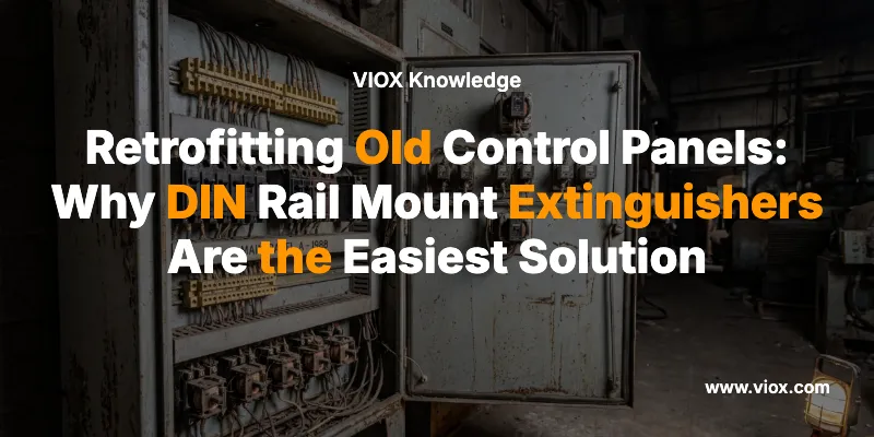 Retrofitting Old Control Panels: Why DIN Rail Mount Extinguishers Are the Easiest Solution