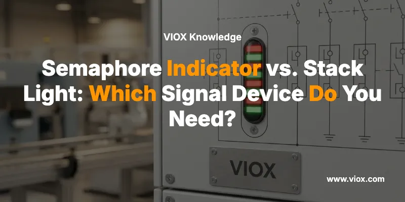Semaphore Indicator vs. Stack Light: Which Signal Device Do You Need?