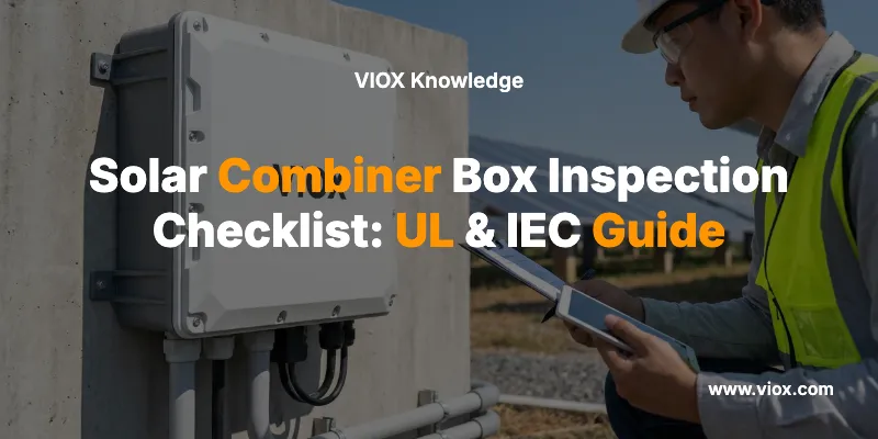 Solar Combiner Box Inspection Checklist: UL & IEC Guide