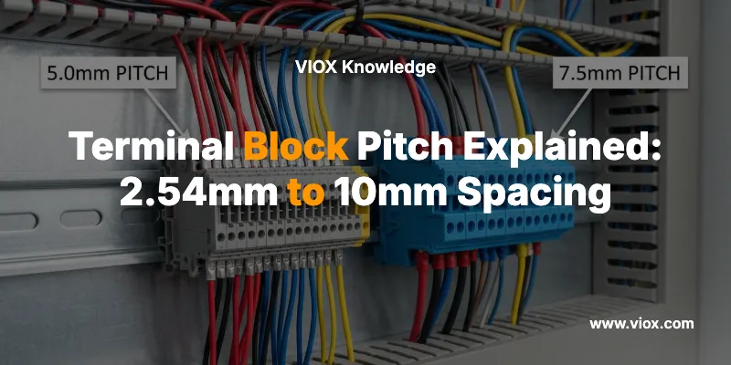 Terminal Block Pitch Explained: 2.54mm to 10mm Spacing