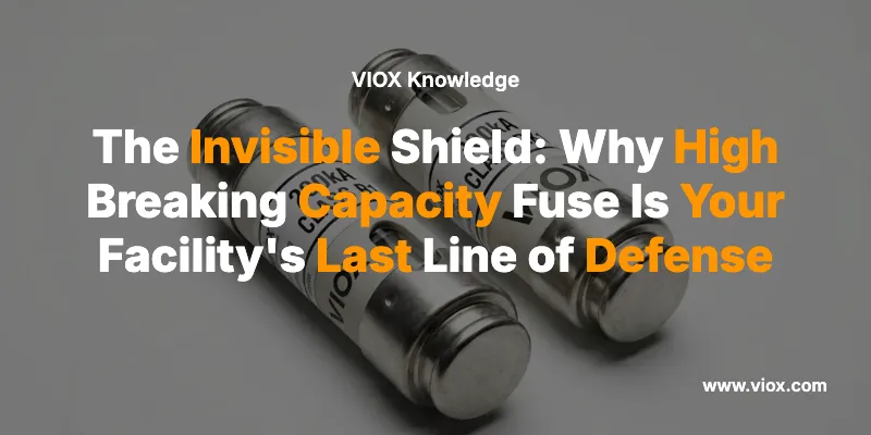 The Invisible Shield: Why High Breaking Capacity Fuse Is Your Facility's Last Line of Defense