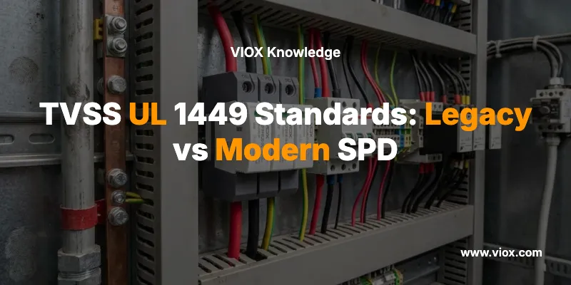 TVSS UL 1449 Standards: Legacy vs Modern SPD