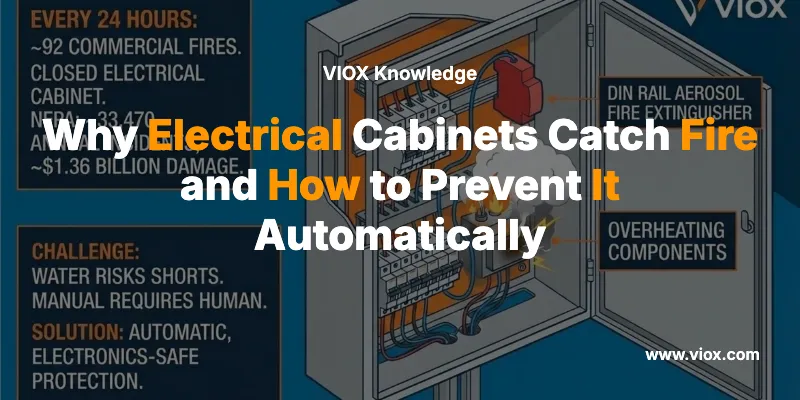 Why Electrical Cabinets Catch Fire and How to Prevent It Automatically