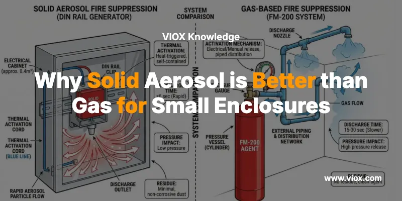 Why Solid Aerosol is Better than Gas for Small Enclosures