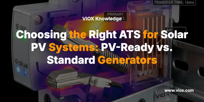 Choosing the Right ATS for Solar PV Systems: PV-Ready vs. Standard Generators