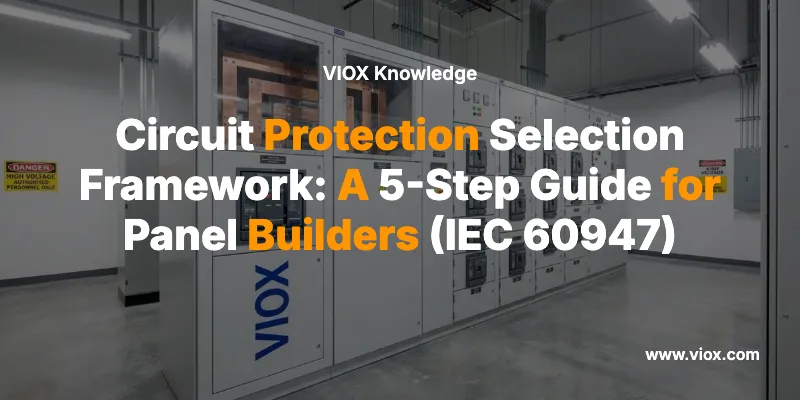 Circuit Protection Selection Framework: A 5-Step Guide for Panel Builders (IEC 60947)