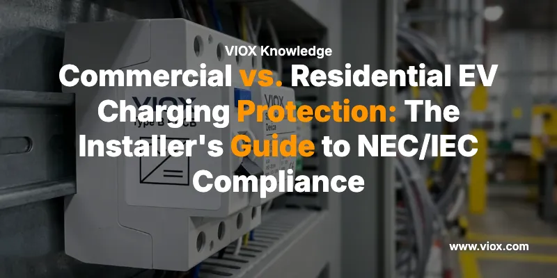 Commercial vs. Residential EV Charging Protection: The Installer's Guide to NEC/IEC Compliance
