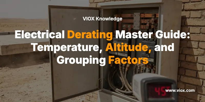Electrical Derating Master Guide: Temperature, Altitude, and Grouping Factors