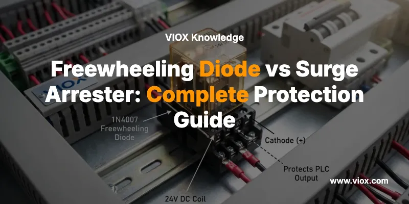 Freewheeling Diode vs Surge Arrester: Complete Protection Guide