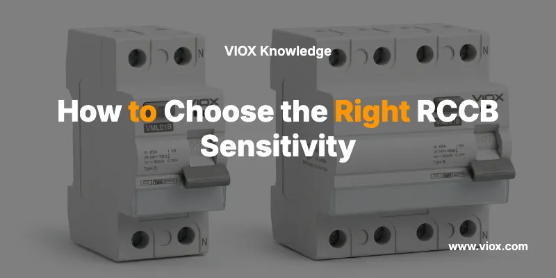 How to Choose the Right RCCB Sensitivity
