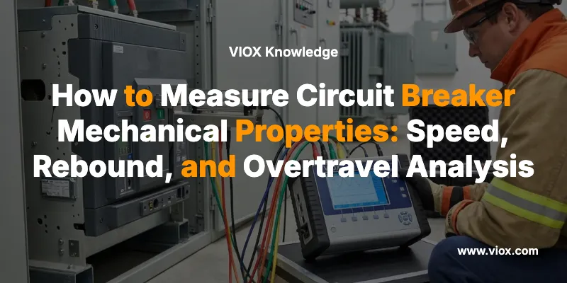 How to Measure Circuit Breaker Mechanical Properties: Speed, Rebound, and Overtravel Analysis