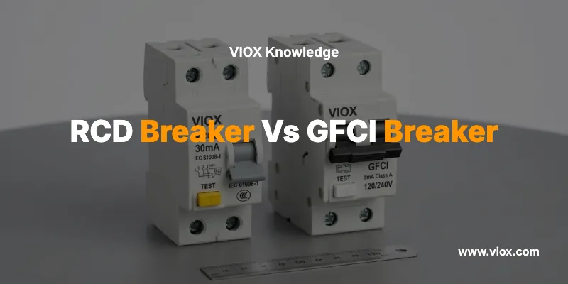 RCD Breaker Vs GFCI Breaker