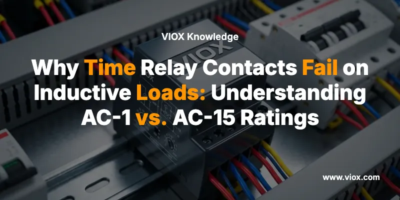 Why Time Relay Contacts Fail on Inductive Loads: Understanding AC-1 vs. AC-15 Ratings