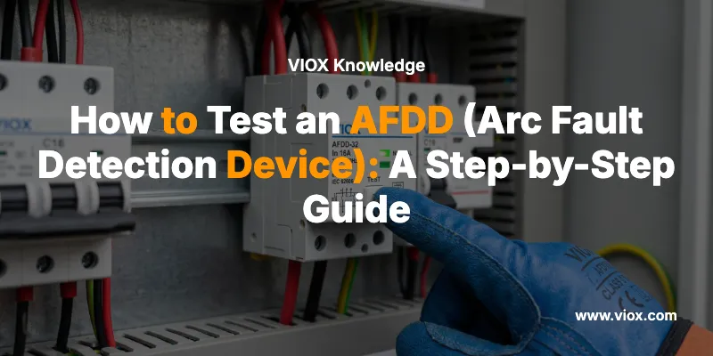 How to Test an AFDD (Arc Fault Detection Device): A Step-by-Step Guide
