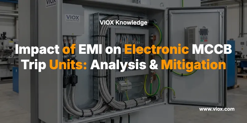 Impact of EMI on Electronic MCCB Trip Units: Analysis & Mitigation