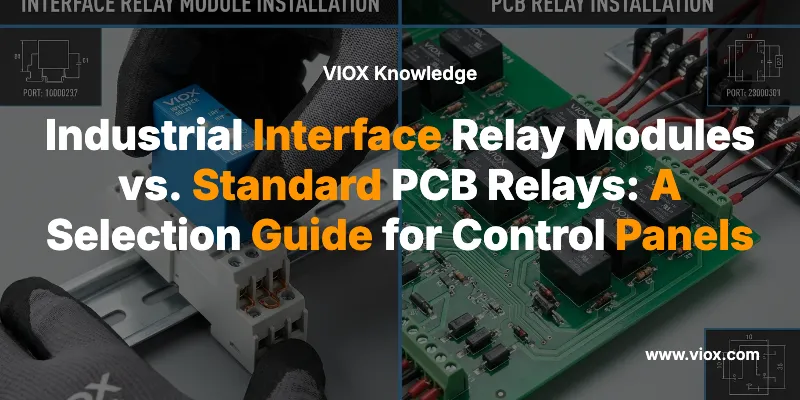 Industrial Interface Relay Modules vs. Standard PCB Relays: A Selection Guide for Control Panels