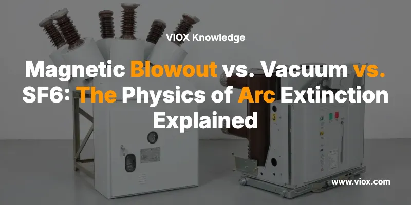 Magnetic Blowout vs. Vacuum vs. SF6: The Physics of Arc Extinction Explained