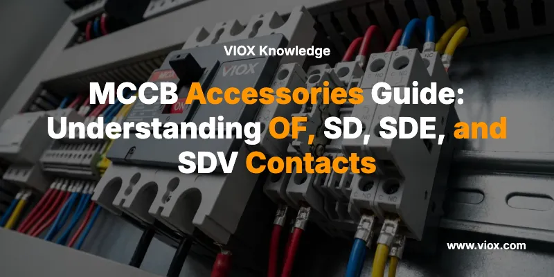 MCCB Accessories Guide: Understanding OF, SD, SDE, and SDV Contacts