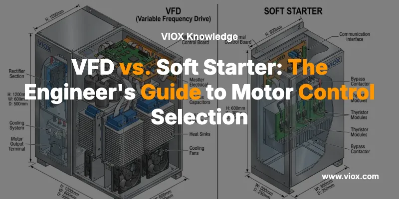 VFD vs. Soft Starter: The Engineer's Guide to Motor Control Selection