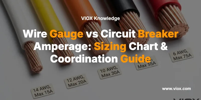 Wire Gauge vs Circuit Breaker Amperage: Sizing Chart & Coordination Guide