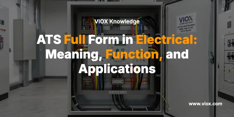 ATS Full Form in Electrical: Meaning, Function, and Applications