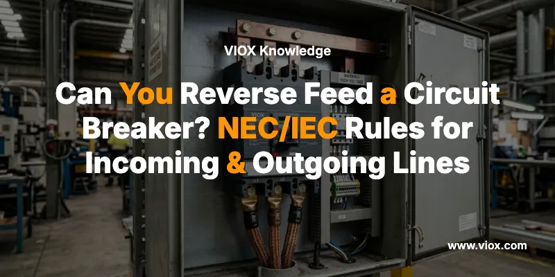 Can You Reverse Feed a Circuit Breaker? NEC/IEC Rules for Incoming & Outgoing Lines