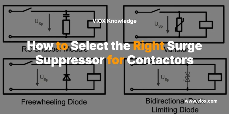 How to Select the Right Surge Suppressor for Contactors