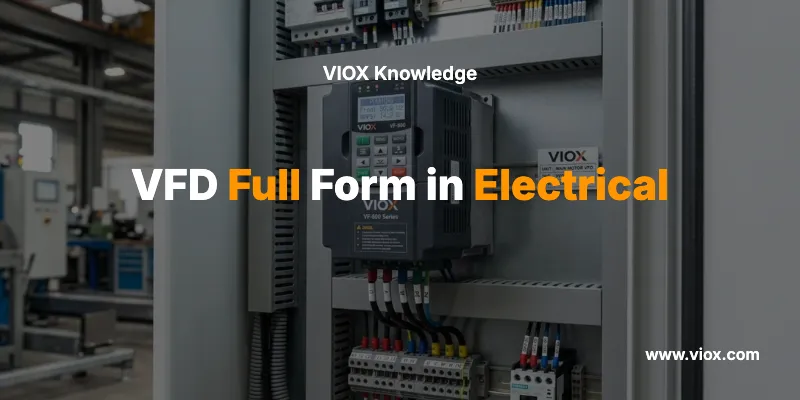 VFD Full Form in Electrical